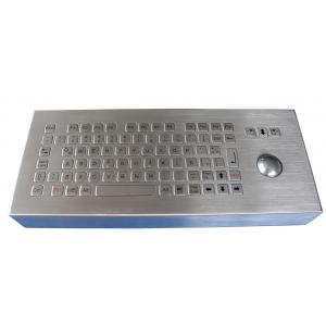 Compact Format Industrial Keyboard Stainless Steel 84 Keys For Desktop