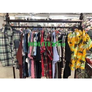 China Adults 2nd Hand Mens Clothing , Second Hand Used Clothes Mens Shirts Short Sleeves supplier