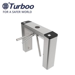 China Automatic Mechanic Ozak Tripod Turnstile Gate With Voice And Strobe Light Alerts supplier