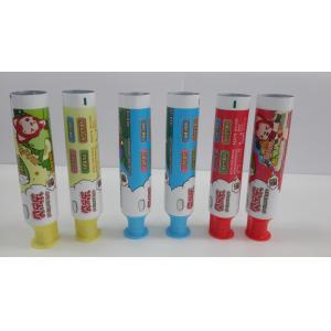 China Plastic Children Toothpaste Containers Doctor Cap / Top Sealed Diameter 30 supplier