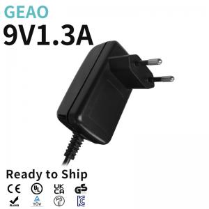 China 18W 9V 1.3A Wall Mount Power Supply Adaptor 10%-90%RH Humidity supplier