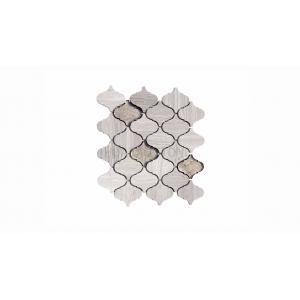 Integrated Stone Mosaic Wall Tiles , Mosaic Kitchen Tiles Light Reflective Properties