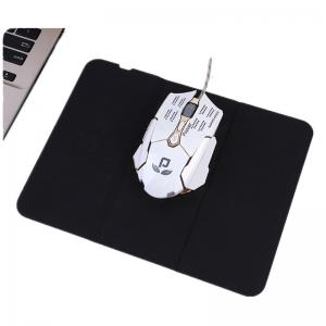 Custom Logo Print Promotional Mouse Pad , Pu Wireless Charger Mouse Pad
