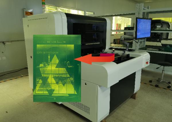 2540dpi Textile Computer To Screen Machine UV Laser