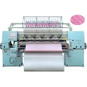 AC380V High Speed Quilting Bed Sheet Making Machine With Two Needle Bars