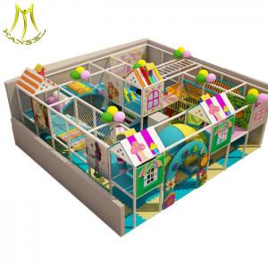 China Hansel  large  kids soft indoor playground business for sale naughty castle supplier