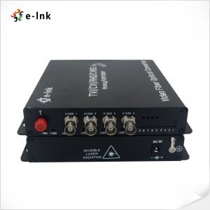 Video Fiber Converter 4-Channels 1080P 720P 960P HD-AHD CVI TVI CVBS Transceiver