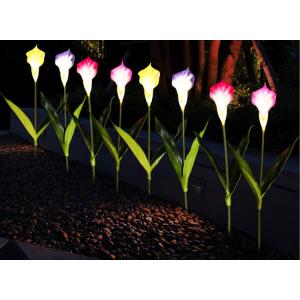 LED Simulation Calla Lily Lights Park Lawn, Beautiful Display, Decorative Lighting Festival