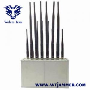 50W 14 Band Desktop Wi-Fi Lojack CDMA GSM Signal Jammer