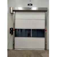 High Duty Steel Insulated Rapid Roller Door Manual/Automatic Weather Resistant Pvc Curtain High Speed security