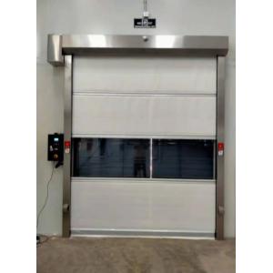 Thermal Insulation High duty Steel Rapid Roller Doors Noise Reduction Manual/Automatic Warehouse Pvc Fire Proof Door