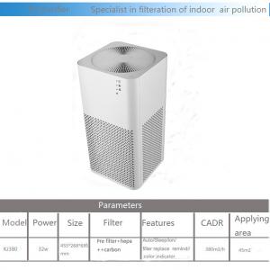 CE/ROHS ABS 380m3/H 50m2 Cadr Rating Air Purifier