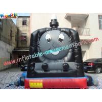 China PVC Kids Outdoor Thomas Train Inflatable Commercial Bouncy Castles Jumping House 4x3x3M on sale