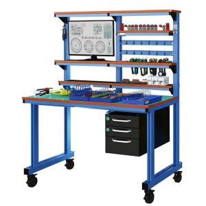 China Customizable Height ESD Workbench Incorporating Assembly Process and Documentation Tutorials Supporting Electronics Assembly supplier
