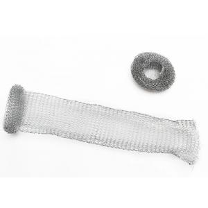 Stainless Steel Knitted Wire Mesh Tape Roll  30mm Width 0.28mm Customized For Pest Control