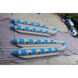 China Interesting Inflatable Water Games , Customized Inflatable Banana Boat Double Row supplier
