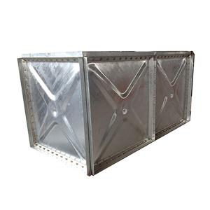 Thick Wall Hot Dipped Galvanized Pressed Steel Tank For Waste Water Storage Treatment