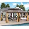 China Gazebo de acero con columnas de aleación de aluminio: construido para durar wholesale