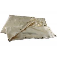 China Grey Fire Welding Blanket , Heat Treated Fibreglass Welding Blanket on sale