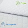Waterproof Memory Foam Wedge Pillow Cotton Cover For Baby Bassinet White Color