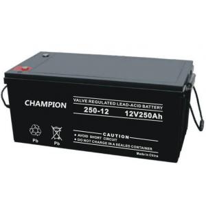 China 6FM250G 12v 250ah Solar Lead Acid Battery Rechargeable For Off Grid Solar Systems supplier