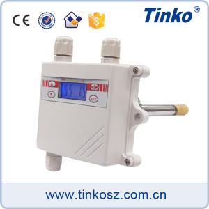 China Tinko duct mounting temperature humidity sensor transmitter with RS485 communication supplier