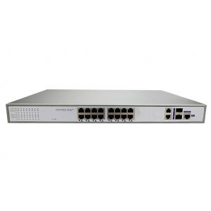 China RJ45 100M Managed 16 Port PoE Ethernet Switch With 19 Inch Standard Cases supplier