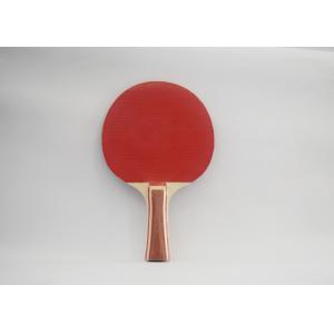 No Spone Ping Pong Bat For Training With Colorful Lines Inlaid Handle