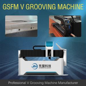 China Vertical CNC V Cutting Machine V Groove Machine For Metal Signage Production 1240 supplier