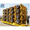 China 250 Ton Modular Low Bed Semi Trailer with Custom Logo Printing and Articulated Design wholesale