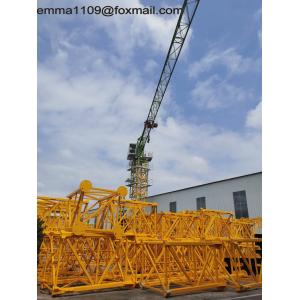PT6013 Zoomlion Tower Crane Top Head Type 60m Working Jib 8tons Load Capacity