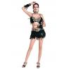 China Heavy Lace Over Sexy Night Club Dresses Rhinestones Delights Feather Costumes For Dancing wholesale