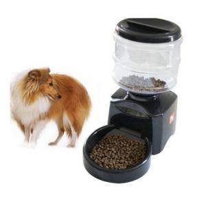 Automatic Dog Feeder With Timer Auto Pet Dry Food Dispenser