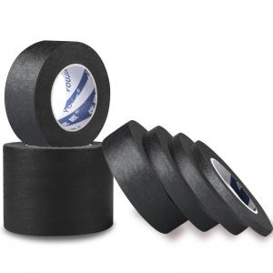 Customized Black Masking Paper Tape For Spray Paint Protection Decoration Writing Painters Tape