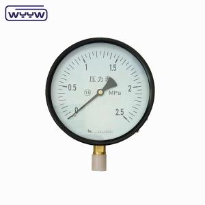 Made in China factory price high precision 6 inch bottom connection 150mm pressure gauges tester
