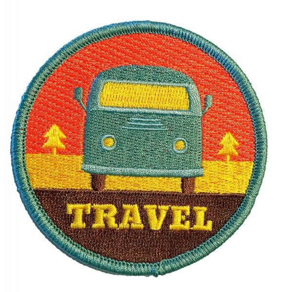 High Density Iron On Embroidered Patches For School Cloth Brand