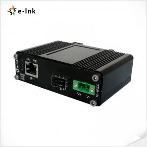 China 48VDC Output Power Gigabit Ethernet Media Converter 30 Watt 2 Pin Terminal Block supplier