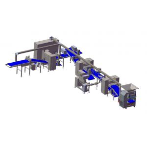 China ZKS650 Pastry dough block laminator / capacity 1500kg/hr with retraction machine for Auto.folding supplier