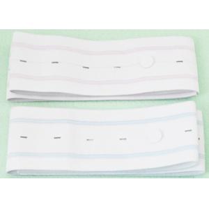 China 5 Inch Buttonholes Fetal Heart Monitor Belt Colorful Stripes For Pregnant Women supplier