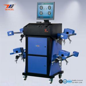 China Wide Angle Blue CCD Wheel Aligner Automatic Machine With Wireless Communication System supplier