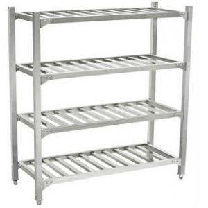 China Detachable Kitchen Storage Stainless Steel Shelving Units For School Dining Room supplier