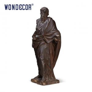 China Custom Life Size Bronze Garden Statues with a Western Male Scholars supplier