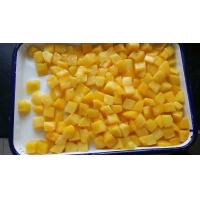 China Fruit Jelly Snacks Canned Yellow Peach Dices In Light Syrup Promote Appetite on sale