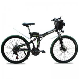 China 26 Inch Electric Mountain Bicycles 46V 10AH Lithium Battery 350W Folding supplier