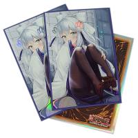 China Custom Anime Card Sleeves Yugioh Japan Size 62x89mm Solid Art Printed Game Card Sleeves Plastic Trading Card Sleeves on sale
