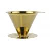 China 18/8 Stainless Steel Reusable Coffee Filter Pour Over Filter 2 Cups Capacity wholesale