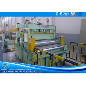 China Professional Sheet Metal Slitter Machine , Metal Slitting Line Max 30T Coil Weight supplier