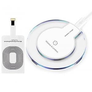10 Watt Portable Wireless Charger / Mobile Phone Charging Pad Plastic Shell