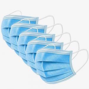 disposable 3-ply ear loop medical mask Air face shield respiratory surgical face mask on stock
