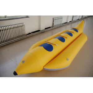 China Summer Water Sports 4 Man Inflatable Banana Boat With 3 Chamber supplier